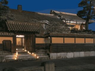 【夜の美観地区に佇む迎賓館】改修後の「有隣荘」が贈る期間限定の春宵特別公開ツアー