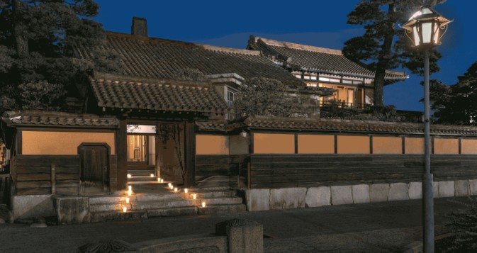 【夜の美観地区に佇む迎賓館】改修後の「有隣荘」が贈る期間限定の春宵特別公開ツアー