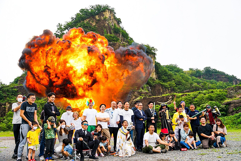 岩船爆破体験ツアー 特撮ヒーロー同様の爆破演出を体験するツアー