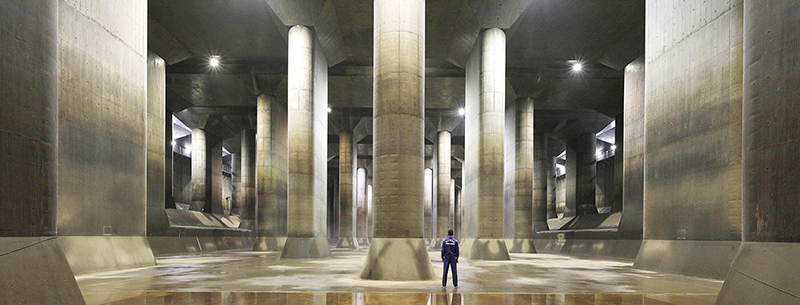 巨大地下防災施設「地下神殿」など多彩な見学コース体験ツアー